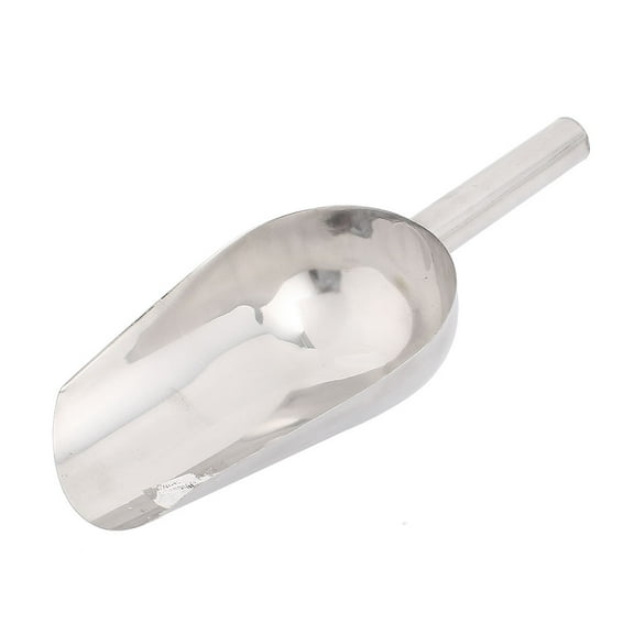 Uxcell Home Kitchen Stainless Steel Flour Shovel Dry Bin Ice Scoop 24.5cm