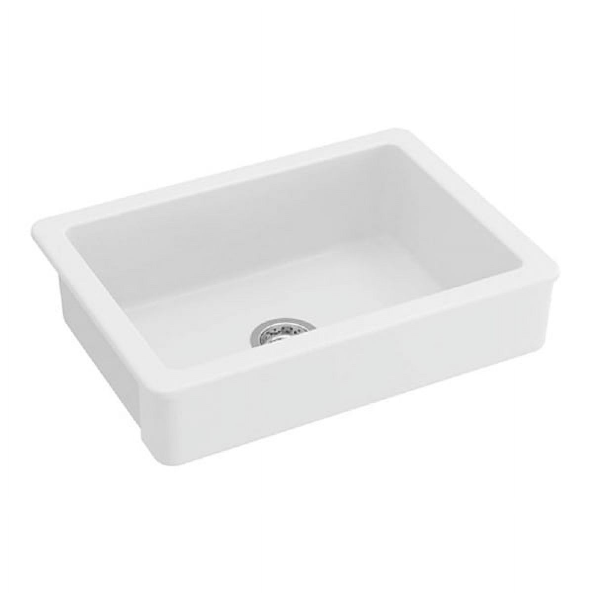 Farmhouse/Apron Front White Ceramic Kitchen Sink 24"L x 19"W Farmhouse/Apron Front White Ceramic Kitchen Sink