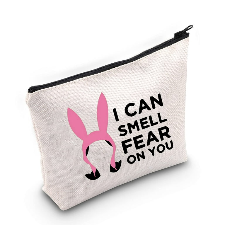 ZJXHPO Animated Cartoon Inspire Cosmetic Bag I Can Smell Fear on You TV Show Gift Louise Belcher Fans Gift (Fear on You), Women's, Size: 23.5*17 cm