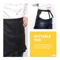 thumbnail image 3 of TELOLY 2Pcs Canteen Server Apron Waist Apron Waitress Apron with Pocket Reusable Apron for Home, 3 of 7