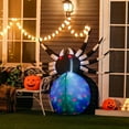 thumbnail image 2 of 63" Long Outdoor Lighted Airblown Inflatable Halloween Lawn Decoration -, 2 of 10