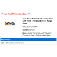 thumbnail image 2 of Auto Trans Solenoid Kit - Compatible with 2010 - 2012 Land Rover Range Rover 2011, 2 of 2
