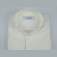 thumbnail image 4 of Mens CEREMONIA Pastor Shirt 100% Cotton Turkey Banded Collar #stn 17 hyk Ivory, 4 of 5