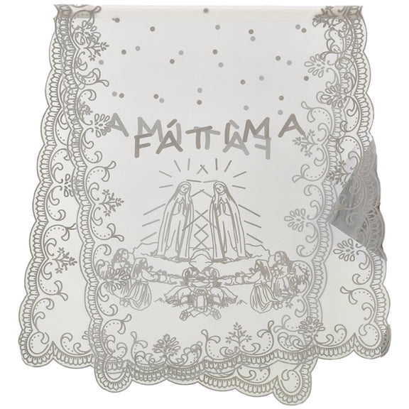 Virgin Mary Shawl Wrap for Women Embroidered Lace Scarf Shawl Soft Mesh Prayer Shawls and Wraps for Wedding Evening Party Dresses