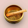 thumbnail image 5 of Brass Singing Bowl for Meditation & Sound Healing | Traditional Tibetan Style | Deep Resonance | Ideal for Yoga, Mindfulness & Spiritual Use (4 inch), 5 of 6