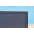 thumbnail image 5 of Juno 9-Piece Aluminum Outdoor Patio Furniture Dining Table Set in Charcoal with Dining Table and Eight Sling Chairs, 5 of 10