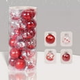 thumbnail image 6 of Fwttom 24pcs Christmas Ball Ornaments - 2.36" Christmas Ornaments for Xmas Tree, Shatterproof Christmas Tree Ornaments for Wedding Party Christmas Decorations, Holiday Gifts, 6 of 6