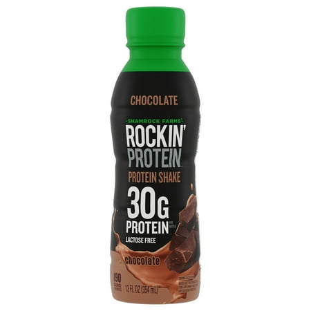 Shamrock Farms Lactose Free, Rockin' Protein Builder Chocolate, 12 fl. oz. Bottle
