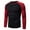 Black, variant on Luxalzxs Active Long Sleeve Tops for Men Basic Casual Pullover T Shirts Quick Dry Moisture Wicking Sun Protection Workout Compression Shirts Raglan Sleeve Muscle Bodybuilding Running Fitness Tops