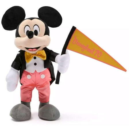 Disneyland 70th Anniversary Mickey Mouse Plush (Classic)
