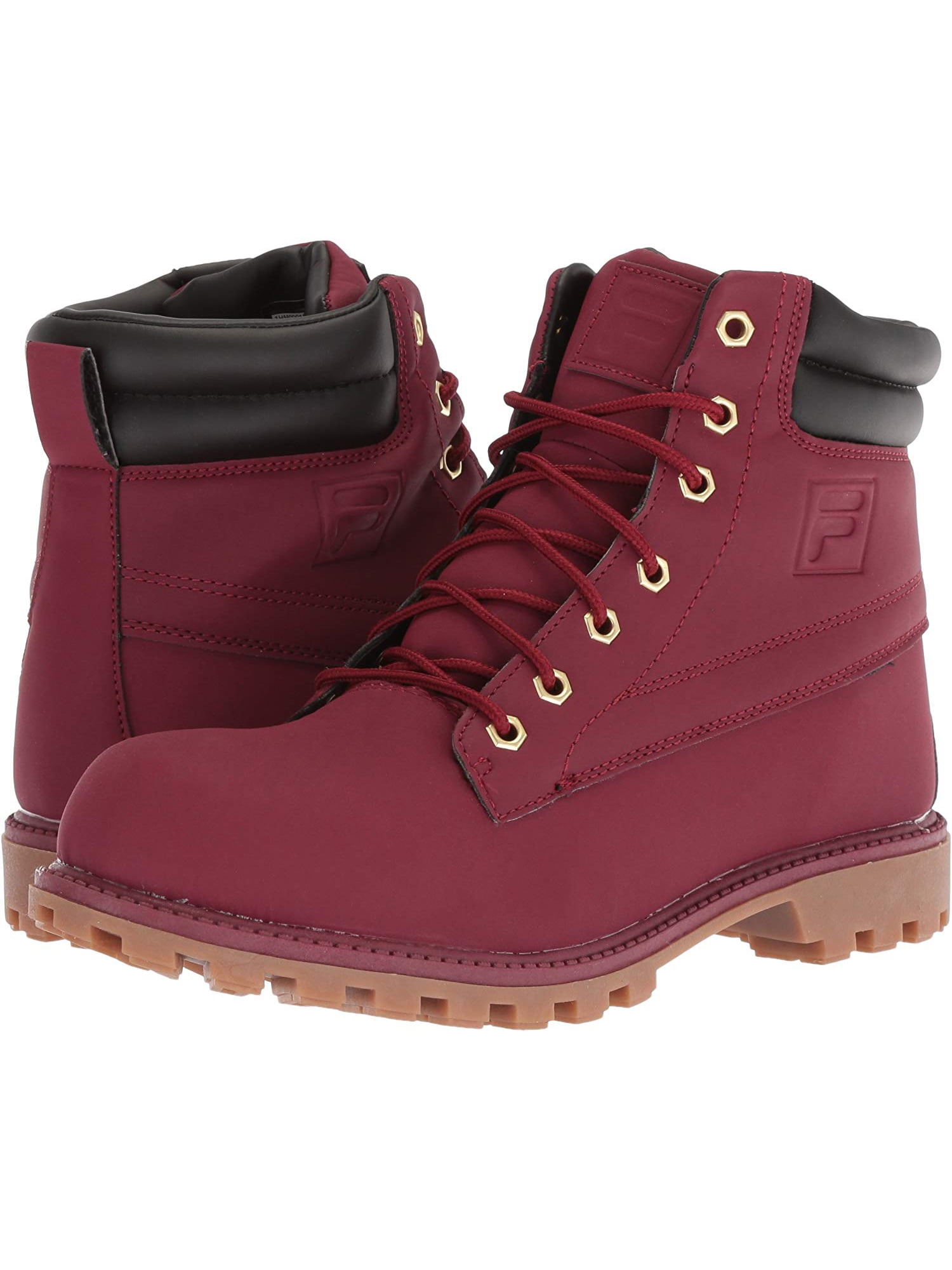 fila boots red