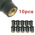 thumbnail image 1 of 10Pcs M5 Rubber Nuts Motorcycle Windscreen Bolts Screws Nut Fastener, 1 of 6