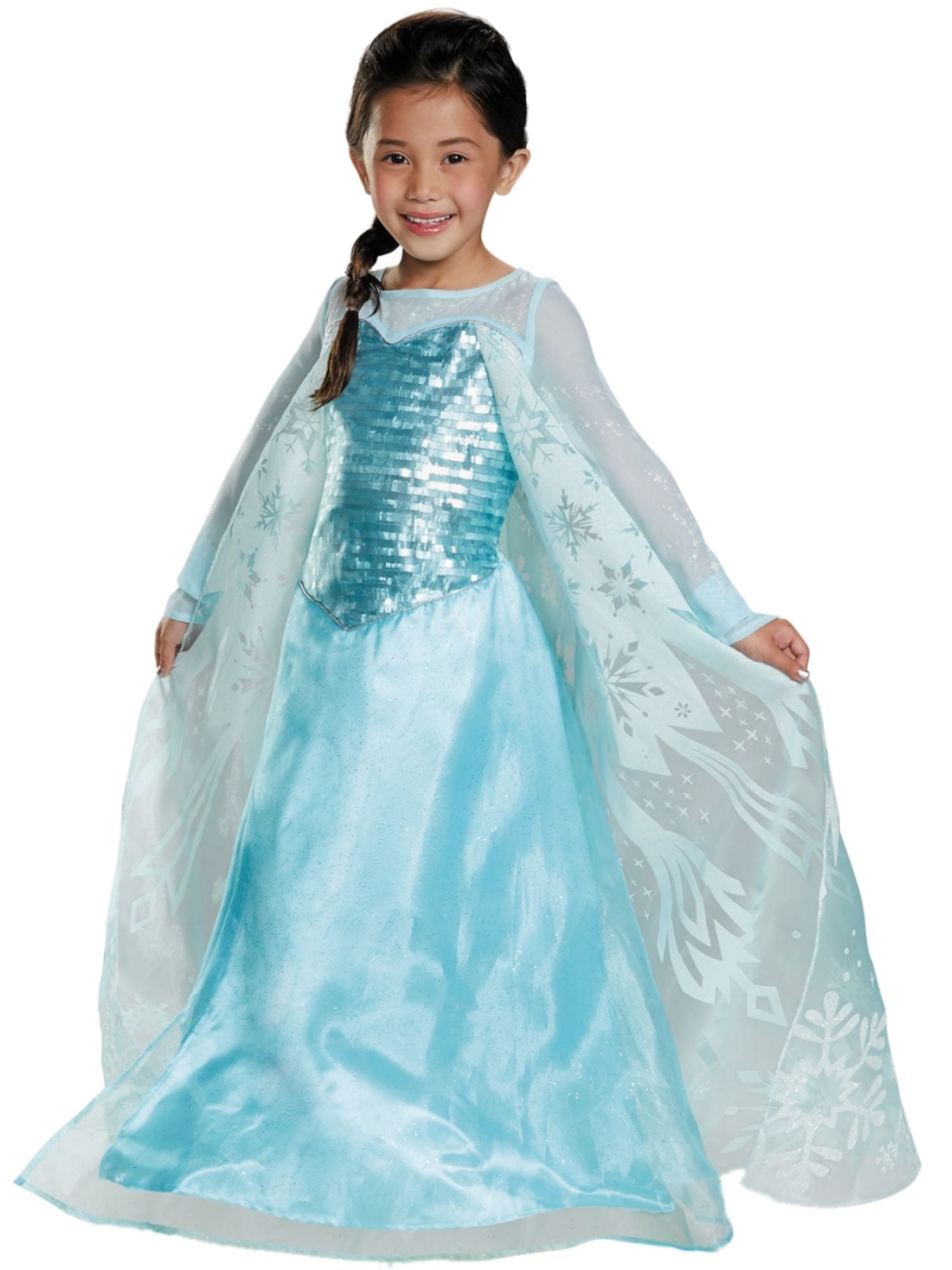 NWT DISNEY STORE Frozen ELSA COSTUME DRESS Gown 5/6 7/8 Limited Edition Deluxe 