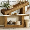 thumbnail image 5 of Tribesigns 63-Inch Long Console Table, 2-Tier Entryway Table Sofa Table with Storage, 5 of 8