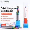 thumbnail image 5 of Tungsten Steel Step Drill Bit Two-Stage Counterbore Chamfer For M3-12M Screws High Hardness Wear Resistant Cnc Machining Center Tool Colored 5.5-10.0, 5 of 9