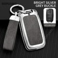 thumbnail image 2 of Zinc alloy+leather Car Remote Key Case Cover For Skoda A 3 buttons key case Skoda Octavia Key Case Cover shell, 2 of 15