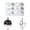 #1Silver, variant on Christmas Ornaments Ball 12PC/6cm Electroplated Painted Christmas Ball Set