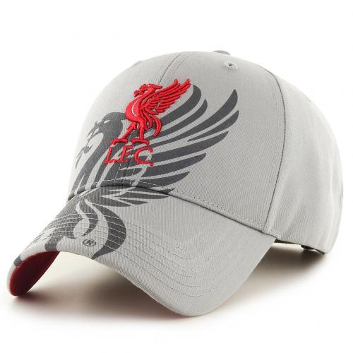 Liverpool FC Dual Crest Grey Cap 