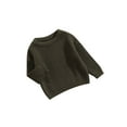 thumbnail image 2 of Wassery Baby Girls Boys Sweater Knit Pullover Long Sleeve Crew Neck Warm Jumper Autumn Winter Clothing Casual Infant Baby Top 3-9M, 2 of 6