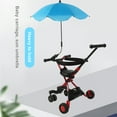 thumbnail image 2 of Parapluie de Chaise à Pince avec Pince, Ombrelle Portable pour Poussettes de Patio, Rouge, 2 of 8