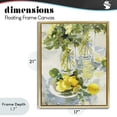 thumbnail image 4 of Stupell Industries Traditional Fresh Kitchen Lemons Spread Gold Floating Frame Canvas Art, 17 x 21, by Annabelle Hall, 4 of 8