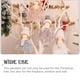 thumbnail image 5 of Muñeca de ángel Bearachild colgante de árbol de Navidad gris, 5 of 6