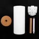 thumbnail image 3 of Bamboo Floor-Standing Toilet Brush Set with Base Bathroom Toilet Brush Holder WC Accessories, 3 of 5