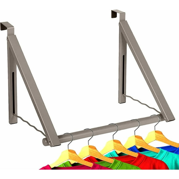 Hold N’ Storage Collapsible Double Over the Door Hook & Clothes Drying Rack