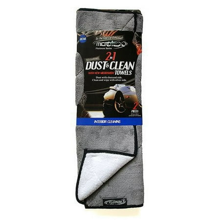 Microtex Platinum Dust & Clean Towels, XL, 2 Count