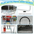 thumbnail image 2 of LinkRomat 7-in-1 60" Elliptic Trampoline for Kids, 500lbs Capacity Toddler Trampoline with Enclosure, Adjustable Height Handrail & Durable Designs for Boys & Girls, Indoor & Outdoor, 2 of 9