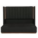 thumbnail image 1 of Cabecera King Size Linz + Base Cama Negro, 1 of 8