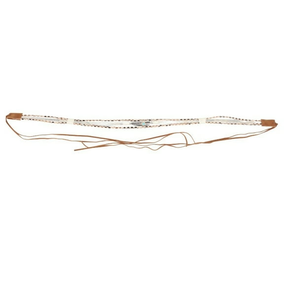 Necvior Crochet Hat Band with Turquoise for Women Fedoras Cowboy Hat Decorations Bands