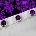 thumbnail image 4 of Feelyou Western Damask Women Blackout Curtains Set of 2 (52x84 Each), Mystic Purple Boho Flower Floral Window Curtains, Vintage Mandala Curtains and Drapes, Living Room Curtains Decor, 4 of 6