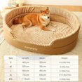 thumbnail image 1 of Big Bed Pet Sleeping Bes Large Dogs Accessories Pet Items Pet Medium Waterproof Cushion Mat Supplies Kennel Products Home Garden ShopWise Round, 1 of 13