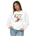 thumbnail image 3 of Christmas Dennis Santa Beard Thief Unisex Plus Size Sweatshirt Brisco Brands 2X, 3 of 5