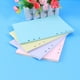thumbnail image 5 of Carpeta de papel de hojas sueltas de colores, cuaderno con agujeros, etiquetas clasificadas con índice A5, divisores de papel (seis agujeros de Color aleatorio), 4 Uds., 5 of 5