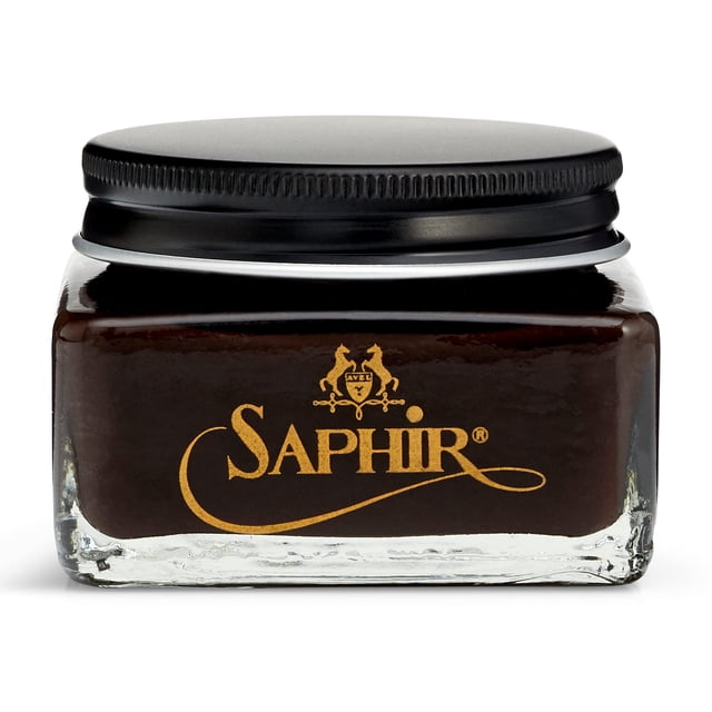 Crema para zapatos SAPHIR Medaille d'Or, 75 ml, color marrón oscuro