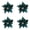 Blackish Green*6, variant on Burgundy Velvet Christmas Poinsettia Ornaments,8.66 Inch Crystal Studded Artificial Poinsettia Flower Picks, Bendable Fold Florals For Xmas Tree & Wreath Craft Supplies 4 Pack