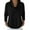 Black, variant on Women's Elegant Cowl Neck Sweater Stylish Pullover Casual Soft Knit Top L Size Blackish Green