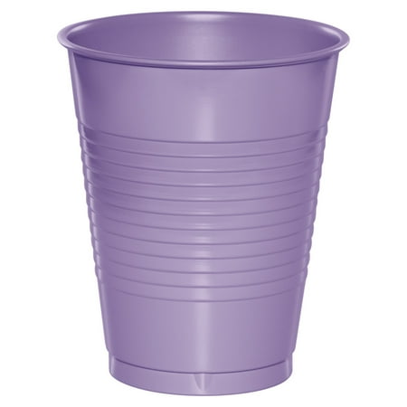Luscious Lavender 16 oz Plastic Cups for 20 Guests