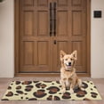 thumbnail image 4 of Gold and Brown Of Leopard Print Door Rugs,Washable Non Slip Door Mats Indoor,Decorative Door Mats,Entry Mat Indoor for Entrance,Bedroom,Kitchen,Bathroom,16"x47", 4 of 6