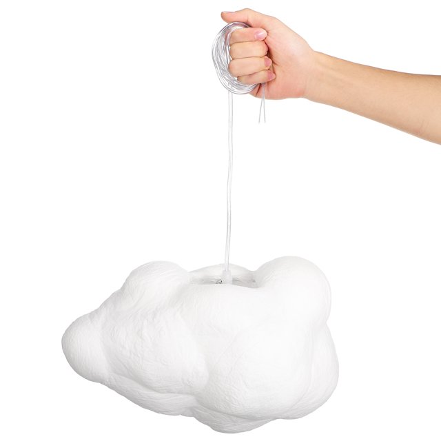 HINTRMENT 1Set Cloud Shape LED Pendant Lamp Adjustable Height 1.5m Ceiling Light for Children's Room