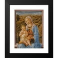 thumbnail image 2 of Francesco Pesellino 15x18 Black Modern Framed Museum Art Print Titled - The Madonna and Child Seated on a Window Ledge, a Landscape Beyond, 2 of 5