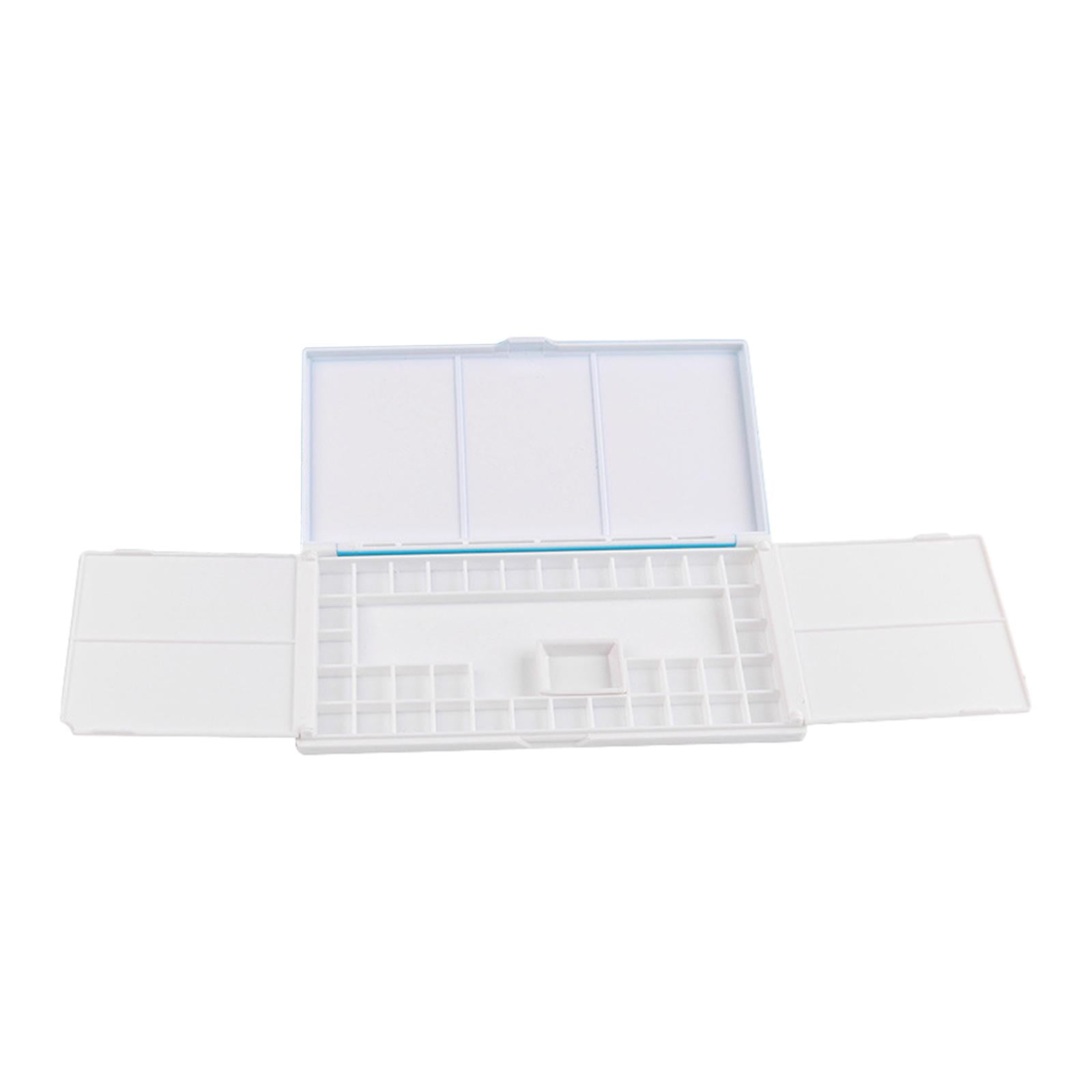 Milageto Airtight Watercolor Palette, with Mixing Areas, Palette with Lid, Empty Tray for 36 Wells