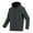 Gray, variant on Miluxas Heated Hoodie for Men and Women (Unisex) Lightweight Windproof Winter Outdoor Soft Cozy with Hood Electric Heated Coat Gray 6(XL)