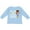 AE-Light Blue, variant on Inktastic Yes, this IS my First Rodeo- cowgirl in hat and boots Girls Long Sleeve Toddler T-Shirt