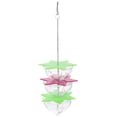thumbnail image 1 of FRCOLOR Bird Feeder Toy Parrot Hanging Treat Foraging Toy Bird Feeder Food Holder Bird Cage Interactive Hanging Parrot Bird Toy (3 Layer),9.84"X3.54"X3.54", 1 of 5