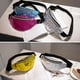 thumbnail image 4 of Guardurnaity Riñonera de piel sintética para mujer, resistente al agua, de repuesto, elegante, brillante, con correa ajustable, para chicas y señoras, Envolturas para manijas de equipaje Amarillo Guardurnaity AP019216-02, 4 of 6