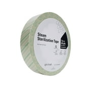 60 Yard Autoclave Tape 1 inch, Steam Sterilization, Indicates Sterilization for Dental, Surgical, & Tattoo Instruments, Heat Tape for Chemical, Dry Heat, & Autoclave Sterilizers