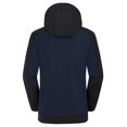 thumbnail image 3 of Wyzesi Oversized Brown Leather Jacket Men Male Jacket Color Matching Hooded Windproof Multi Pockets Multifunctional Couple Coat Christmas Coat for Men, 3 of 6